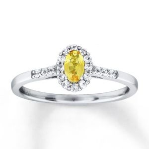 Sterling silver ring sapphire stone size 5